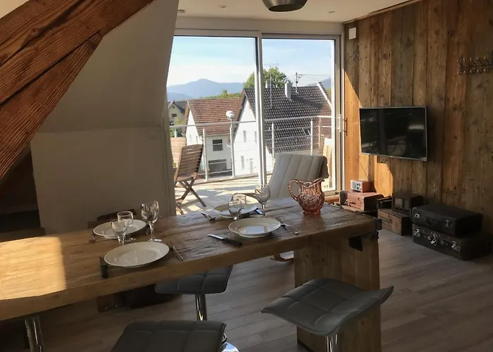 Appartement Chaleureux Et Lumineux Avec Vue ! Au Centre Alsace
