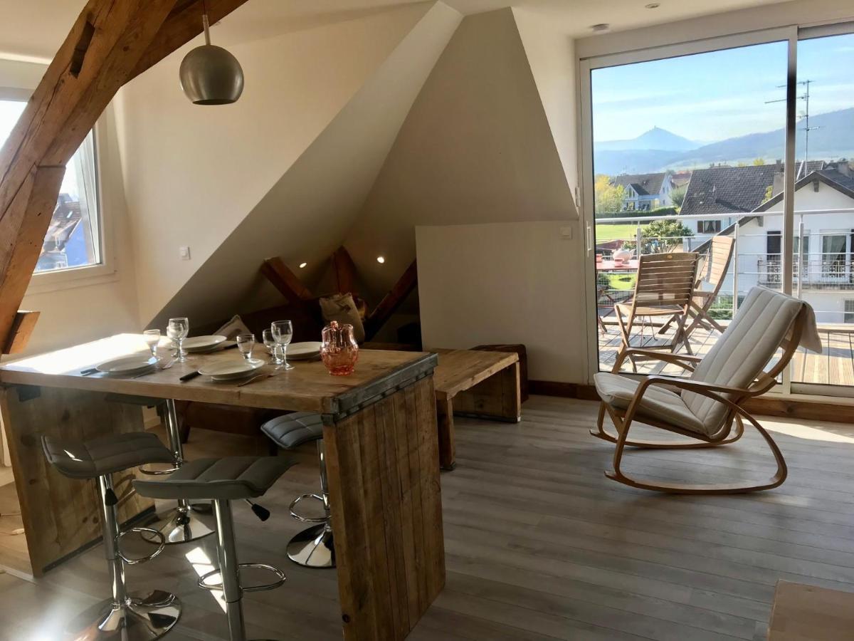Chaleureux Et Lumineux Avec Vue ! Au Centre Alsace Apartment Selestat