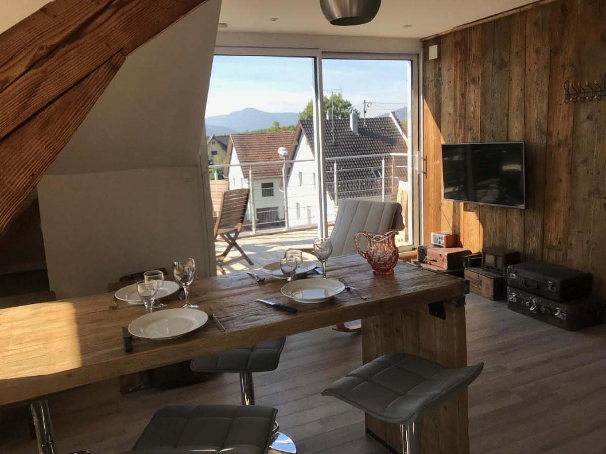 Chaleureux Et Lumineux Avec Vue ! Au Centre Alsace Apartment Selestat